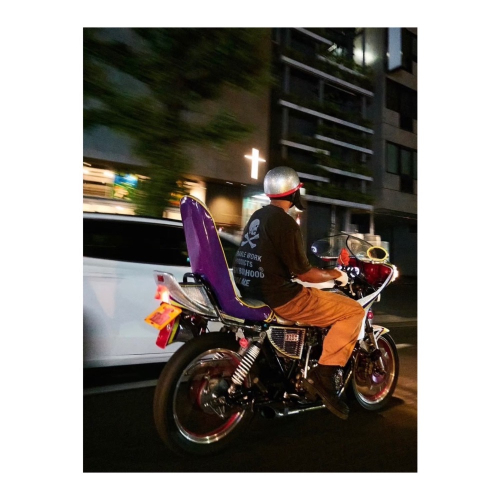 PALACE ×NEIGHBORHOOD 聯名 NBHD 復古口袋字母標語短男女袖T恤骷髏短袖圓領口袋T恤