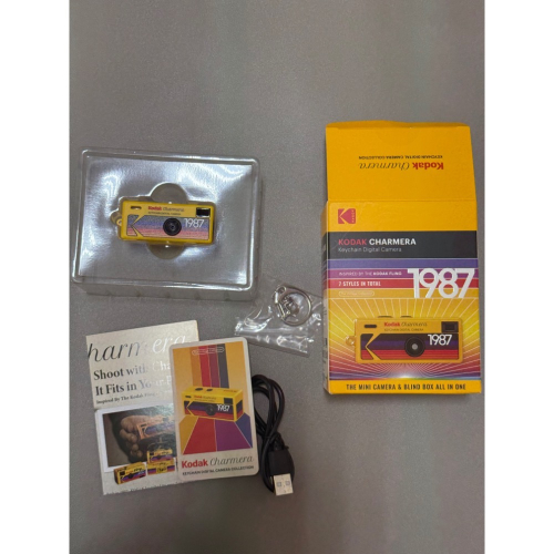 柯達Kodak Charmera鑰匙圈型數位相機（黃色）