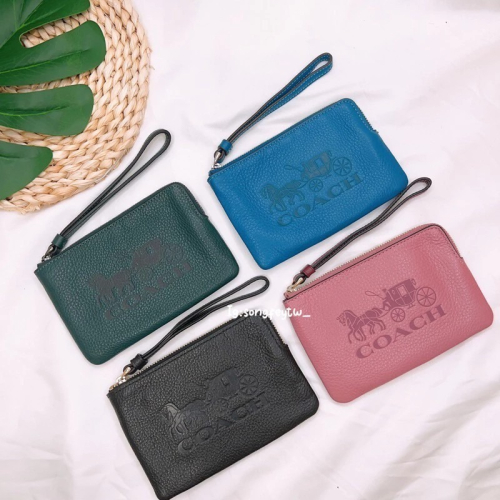 美國代購??台灣現貨 Coach 限定款 單層 小手拿