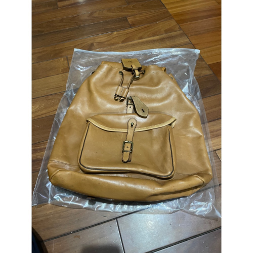 POLO RALPH LAUREN 牛皮包 後背 束口