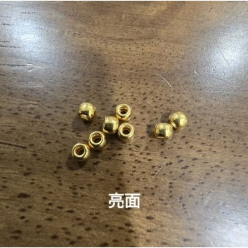9999純黃金金珠1顆3mm
