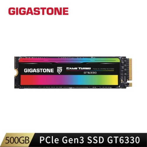 GIGASTONE 立達 GT6330 500GB PCIe Gen3 GAME TURBO M.2 SSD 固態硬碟