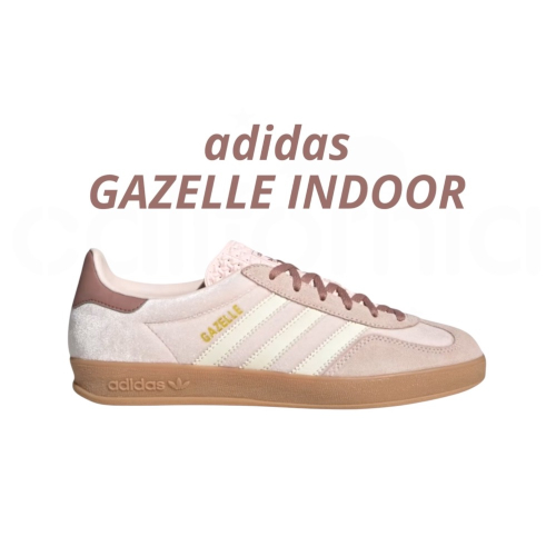 ?adidas GAZELLE INDOOR 休閒鞋 JR0232 玫瑰粉｜粉紅色｜乾燥玫瑰｜白色｜焦糖底｜皮革｜麂