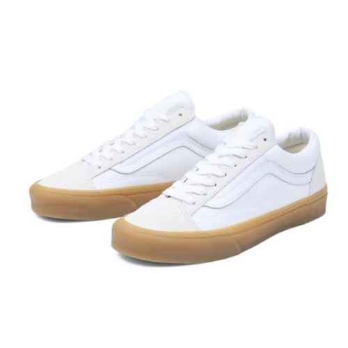 [unclev1966] Vans Style 36 白色 深膠 簡約 百搭 日韓系 俏皮短頭 男女款