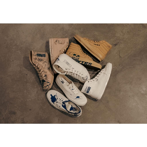 [unclev1966] 代購 Vault by Vans x TTSWTRS 聯名 22FW 新作 塗鴉 皮革 滑板鞋