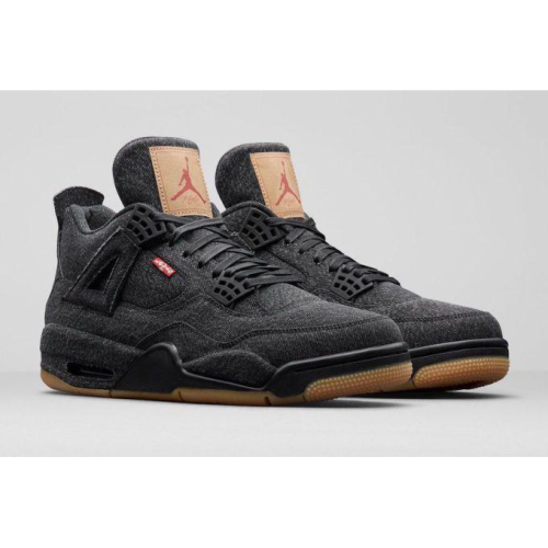 【一哥嚴選】Levi’s x Jordan 4 Brand IV AJ4 黑 黑 牛仔 丹寧 四代 AO2571-001