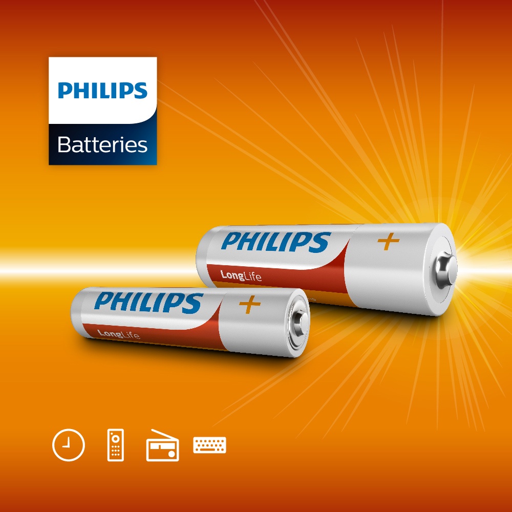 【JDUDS】PHILIPS 飛利浦 碳鋅電池 鎳氫電池 2號 3號 4號