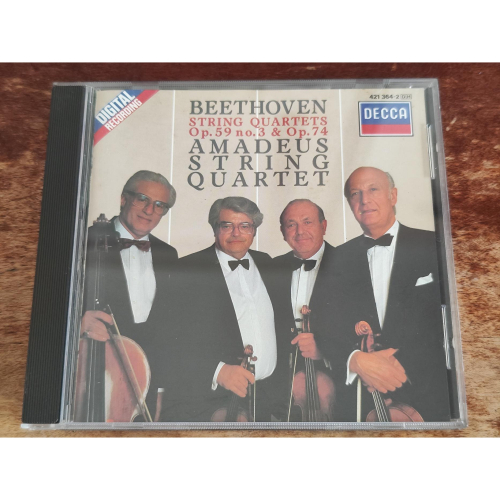 Amadeus String Quartet 貝多芬 Razumovsky & Harp 弦樂四重奏 DECCA