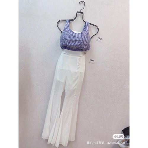 ???現貨實拍 格子格紋背心 彩色方塊 ootd aifei