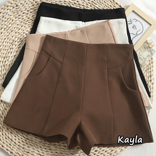 現貨⚡免運⚡速寄? 超顯瘦A字剪裁西裝短褲 A0751 #Kayla.girl #少女愷拉 #實穿