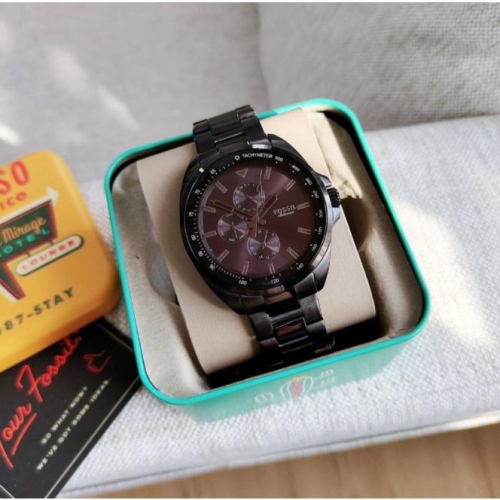 Fossil 全黑系列男錶 現貨在台灣 免運 BQ2551