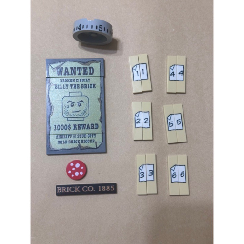 印刷磚《Bunny》LEGO 樂高 910016 警長的保險箱 Sheriff’s Safe Bricklink