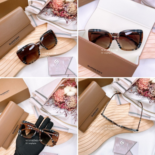 歐美代購??台灣現貨 Burberry 格紋墨鏡 400513 4499g 格紋