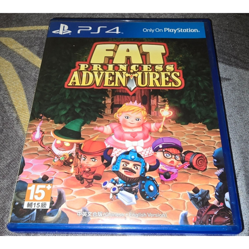 阿北-PS4 胖公主大冒險 中文版 可單機四人 盒裝完整 光碟無刮 PS5可玩