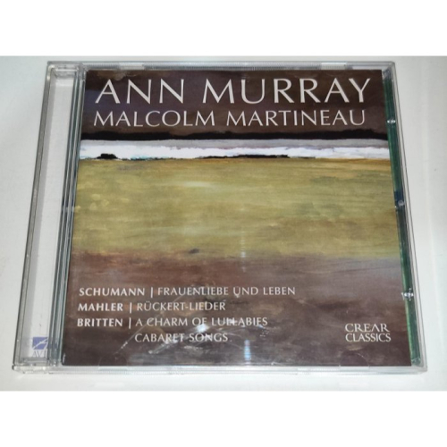 文本齋 Ann Murray Martineau Schumann Mahler Britten 藝術歌曲集 Avie