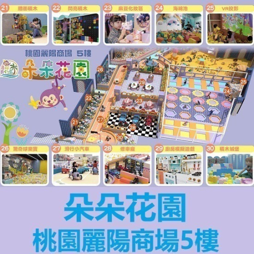 奇幻島中壢 朵朵花園 桃園中壢麗陽商場 追風奇幻島 票券 門票