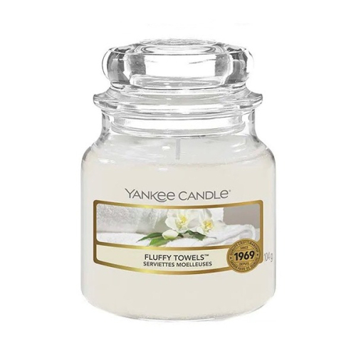 【Yankee Candle 揚基】香氛蠟燭-蓬鬆毛巾(3.7oz/104g)【8441】