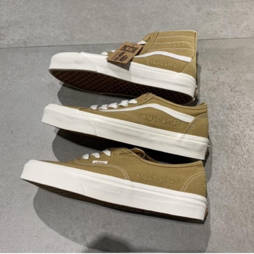 [unclev1966] Vans Eco Theory 環保♻️ 土黃色 Peace&Leaf 刺繡 男女款