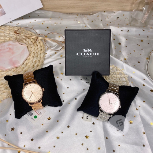 美國代購??台灣現貨 Coach 滿版logo 腕錶 女錶