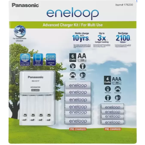 Panasonic Eneloop 充電器含電池組