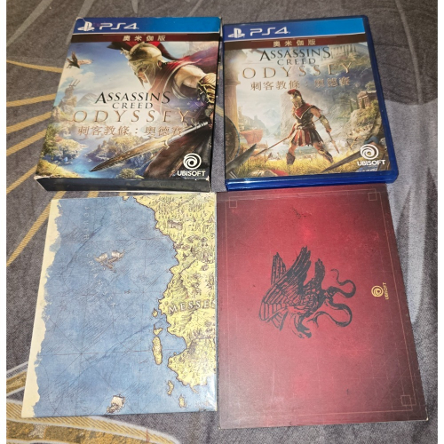 阿北-PS4 刺客教條 奧德賽 中文奧米伽版 盒裝完整 PS5可玩 光碟無刮