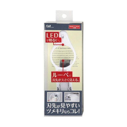 ❰免運❱ 日本 KAI貝印 LED放大鏡指甲剪 KIKQ0334 日本製造 指甲剪 樂齡 原廠公司貨
