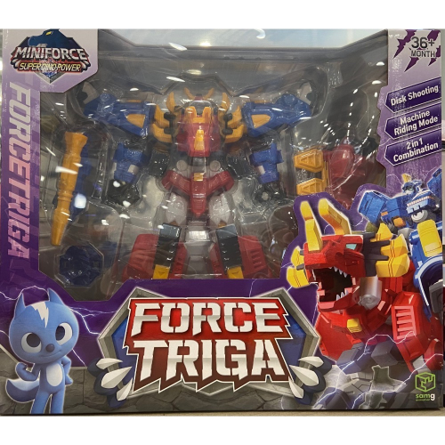 ￼MINIFORCE FORCE TRIGA 迷你特攻隊重裝龍戰甲 適合3歲以上-吉兒好市多COSTCO代購