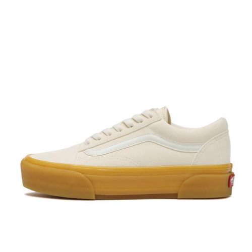 [unclev1966] Vans OLD SKOOL CHKY 灰白 棉花糖 焦糖底 厚底增高 百搭 滑板鞋 女孩限定