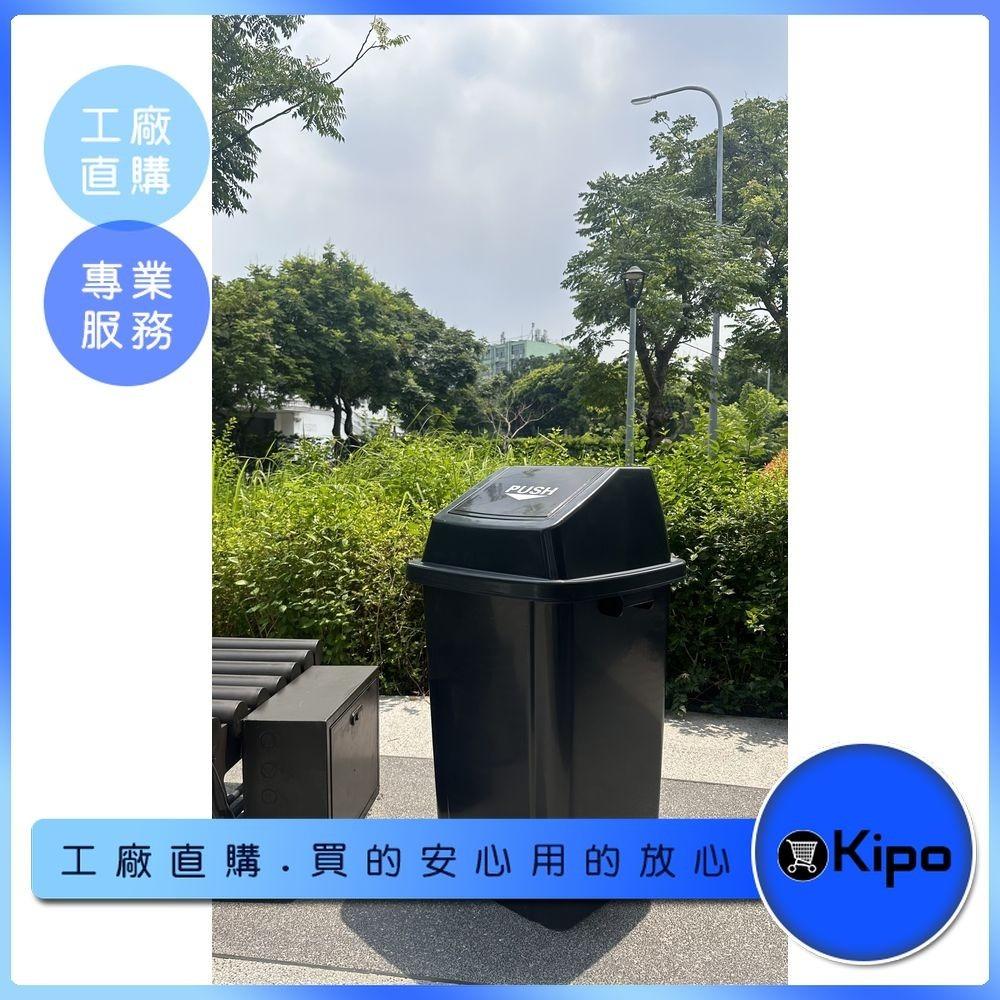 KIPO-分類垃圾桶附蓋 可回收100L帶蓋 社區公共垃圾桶 廚餘回收桶 台灣垃圾桶廠商-CJC020884A