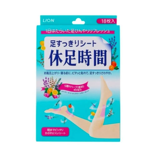休足時間 清涼舒緩貼片, 18片, 1盒