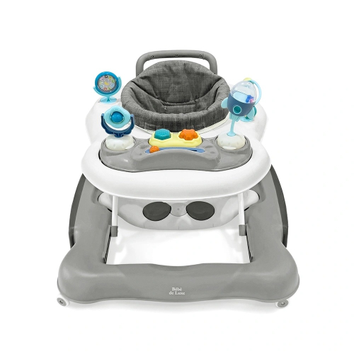 BeBe de Luxe五合一嬰幼兒學步車(附玩具)-灰色/米色【金寶貝】BD4101101 BD4101102
