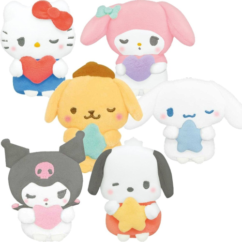 過生活IP訂購 三麗鷗 迷你絨毛玩偶娃娃 HelloKitty 美樂蒂 布丁狗 大耳狗 酷洛米 帕恰狗 6J25