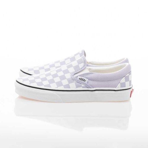 [unclev1966] Vans Slip-on Classic 紫色 裸紫 紫羅蘭 棋盤格 黑線 懶人鞋 女生限定