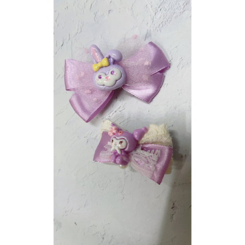 可愛小兔款蕾絲網紗手工兒童髮夾/瀏海夾（多款）