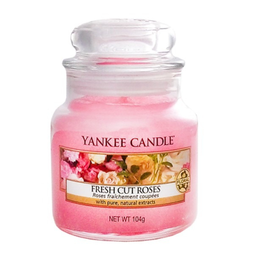 【Yankee Candle 揚基】香氛蠟燭-鮮切玫瑰(3.7oz/104g)【8252】