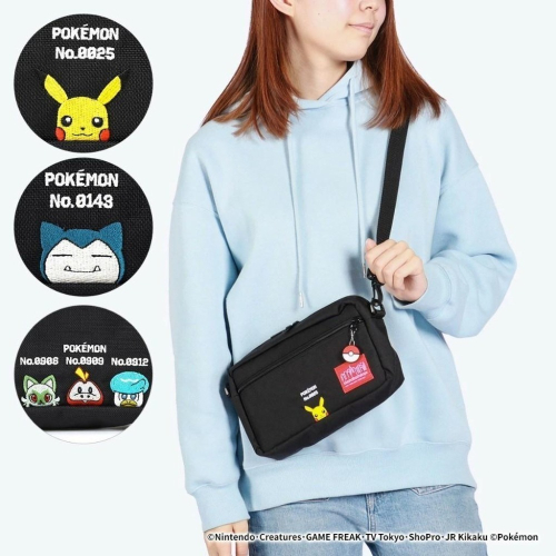 現貨 Manhattan Portage 聯名 寶可夢 pokemon 曼哈頓包 皮卡丘 日本 側背包 卡比獸