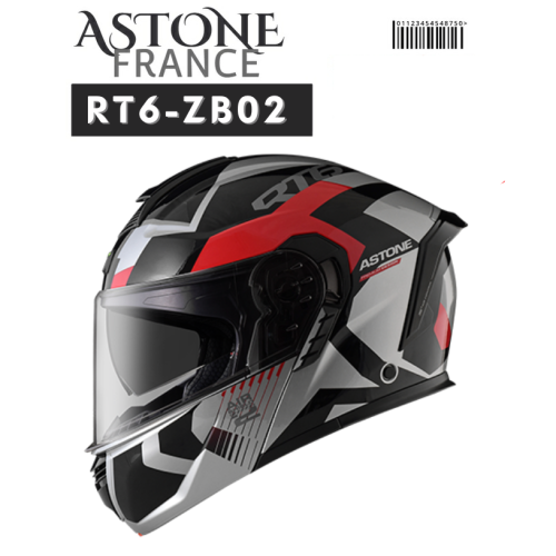 ASTONE RT6 ZB02 彩繪 歐盟ECE22.06認證 內墨片 可樂帽 可掀式全罩安全帽