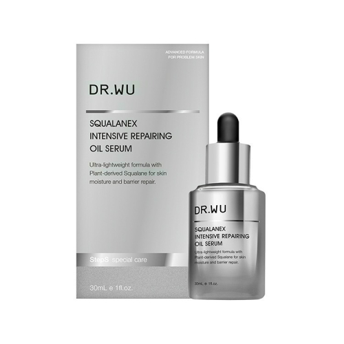 DR.WU 精美銀瓶器 角鯊潤澤修復精華油30ML DR.WU 角鯊潤澤修復精華油101ML |達爾膚| drwu