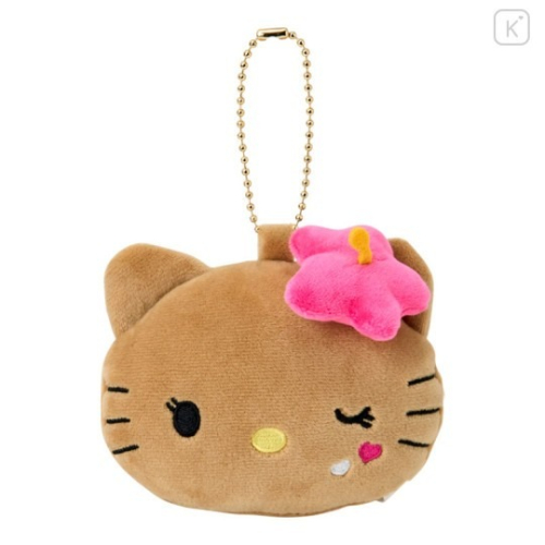 (現貨)日本 Sanrio 三麗鷗 Hello Kitty 黑皮 大頭 眨眼 隨身鏡 GD同款 粉色 花花 吊飾 掛飾