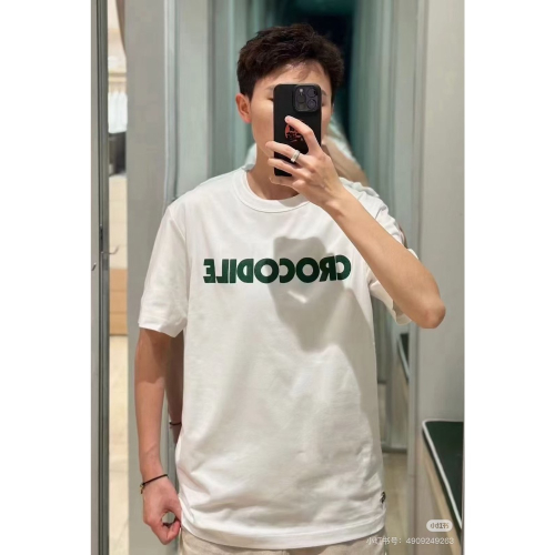 王一博同款】LACOSTE法魚情侶款夏季時尚百搭舒適純棉短袖T恤|TH0134