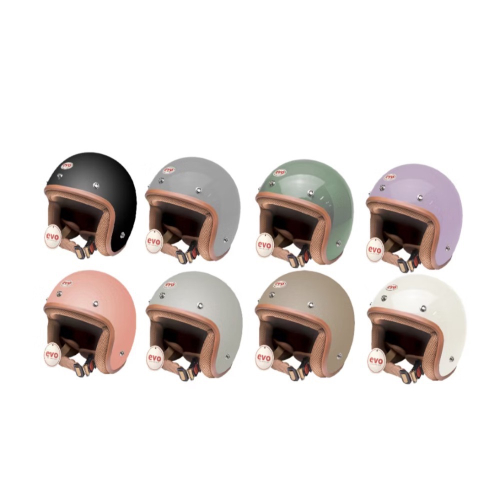 《正版》EVO安全帽 經典復古騎士帽 EVO 安全帽 CA-310 復古帽 CA310L 半拆洗 簡約 復古安全帽 機車
