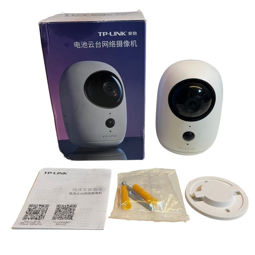 ❮零件❯ tp-link 真無線攝影機 400萬 5200mAh TL-IPC44B 上下左右雲台旋轉 WiFi 網路
