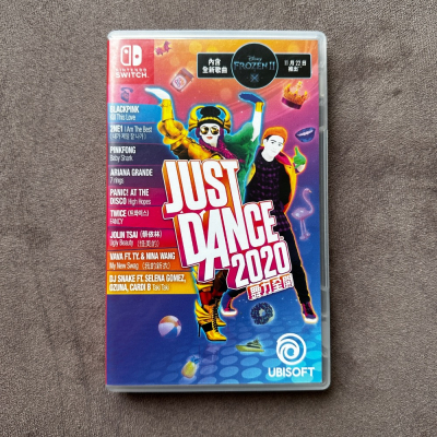 ￼9成新《含運只要480》 NS SWITCH 舞力全開 2020 台中文版 Just Dance 2020