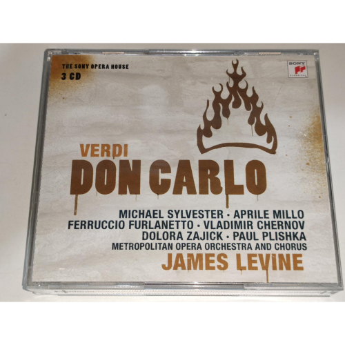 文本齋 Levine 李汶 凱薩琳·芭托 Verdi 威爾第 唐卡洛 Don Carlo 大都會歌劇院 3CD SONY