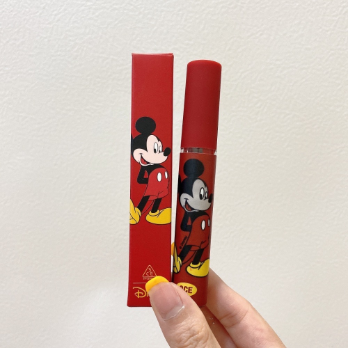 3ce迪士尼米奇聯名唇釉2色各一