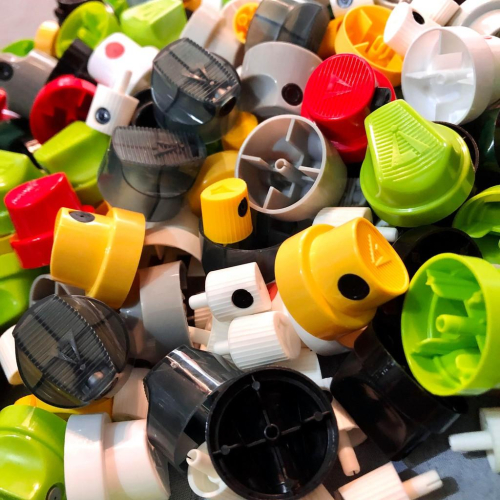 50 pcs mixed spray cap for graffiti street art nozzles