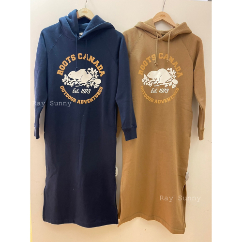 RS代購 Roots全新正品優惠 2023 Roots女款 櫃上 新款 長版帽t洋 衛衣 尺寸可問小編私訊聊聊