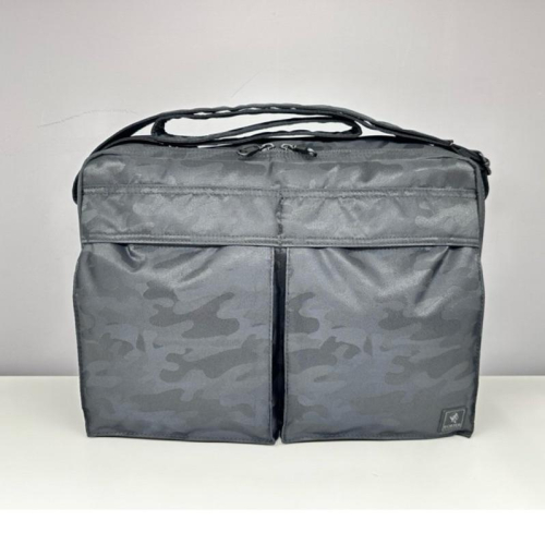 PORTER INTERNATIONAL 迷彩PUZZ雙層斜肩包斜背包 (L) 11837-19301C 黑 代購 福袋