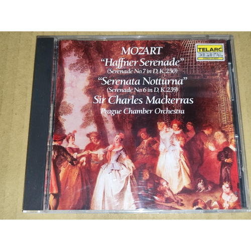 Mackerras 馬克拉斯 Mozart 莫札特 第6&7號小夜曲 哈夫納 Telarc USA內圈刻字美版 無IFP