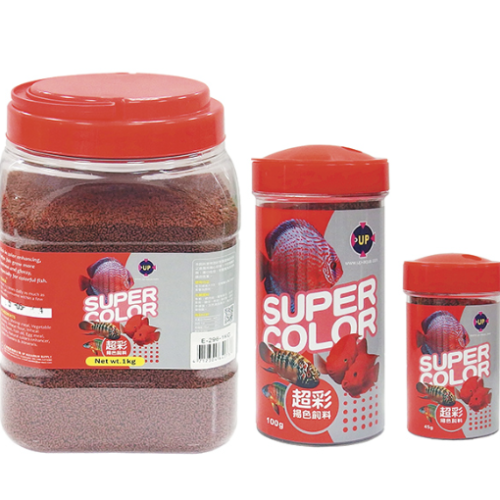 UP 雅柏 超彩專用飼料 (45G.100G) 旋轉式開關餵食方便短鯛.七彩.孔雀.燈魚球魚飼料 E-296